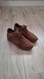 Zgan Helioform leren damessneakers mt.38, Ophalen of Verzenden, Zo goed als nieuw, Zwart