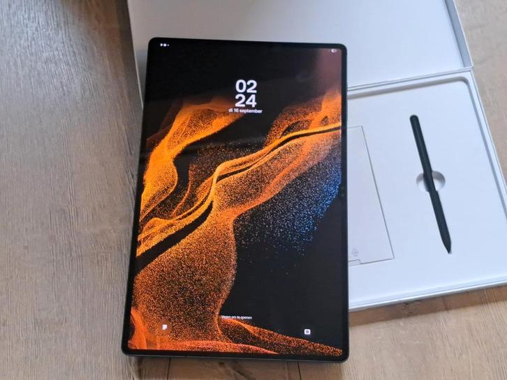 Samsung Galaxy Tab S8 Ultra 128GB LTE 5G nieuwstaat | inruil, Computers en Software, Android Tablets, Zo goed als nieuw, Wi-Fi en Mobiel internet