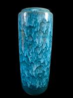 Schitterende zeldzame vintage W. Germany design vaas, Gebruikt, Blauw, Aardewerk of Porselein, Ophalen of Verzenden