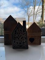 Leuke houten huisjes Texel decoratie, Ophalen of Verzenden, Zo goed als nieuw