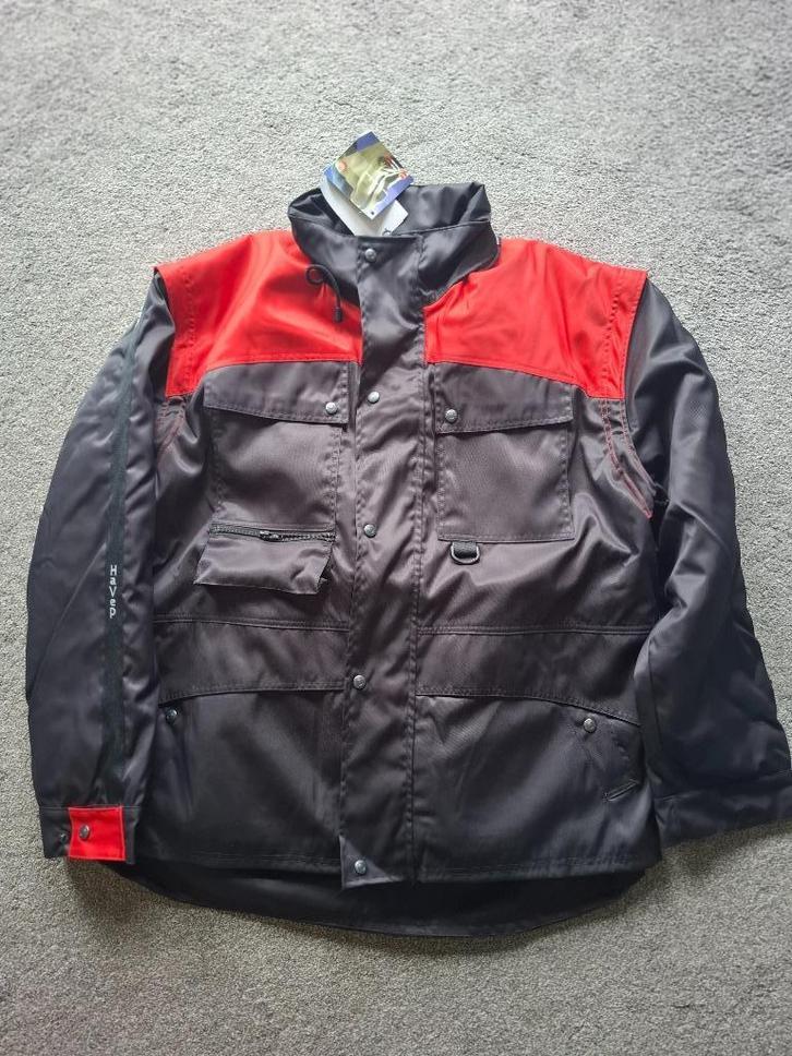 HaVeP 4252 Parka | Werkjas gevoerd, nieuw, rood, zwart, xl, Tuin en Terras, Werkkleding, Nieuw, Heren, Jas, Ophalen of Verzenden