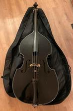 Contrabass doublebass black 4/4, Ophalen of Verzenden