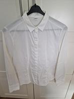 Eterna Blouse maat 38 / M wit streepje, Ophalen of Verzenden, Zo goed als nieuw, Maat 38/40 (M), Wit