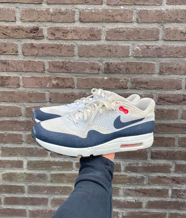 Nike Air Max 1 Ultra 2.0 Flyknit USA, Kleding | Heren, Schoenen, Zo goed als nieuw, Sneakers of Gympen, Overige kleuren, Ophalen of Verzenden