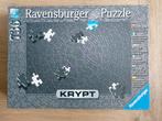 Ravensburger KRYPT puzzel – Black, Hobby en Vrije tijd, Denksport en Puzzels, Ophalen, 500 t/m 1500 stukjes, Zo goed als nieuw