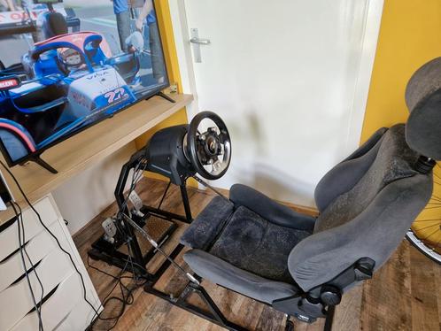 Simrig / custum build racecockpit, Spelcomputers en Games, Spelcomputers | Sony PlayStation Consoles | Accessoires, Zo goed als nieuw