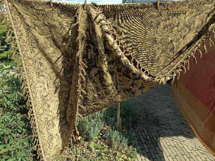 Tafelkleed Au Bon Marche Paris 1920 150x150 (MM6), Huis en Inrichting, Tafelkleden, Gebruikt, Vierkant, Ophalen of Verzenden