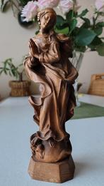 Prachtig vintage houten Maria Beeldje,madonna, Antiek en Kunst, Kunst | Beelden en Houtsnijwerken, Ophalen of Verzenden