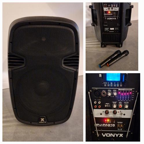 Vonyx SPJ-PA915 mobiele muziekbox, Muziek en Instrumenten, Versterkers | Keyboard, Monitor en PA, Gebruikt, P.A., 500 tot 1000 watt