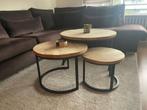 Mangohouten Salontafels XL- Set van 3, Ophalen, Gebruikt, 50 tot 100 cm, 100 tot 150 cm