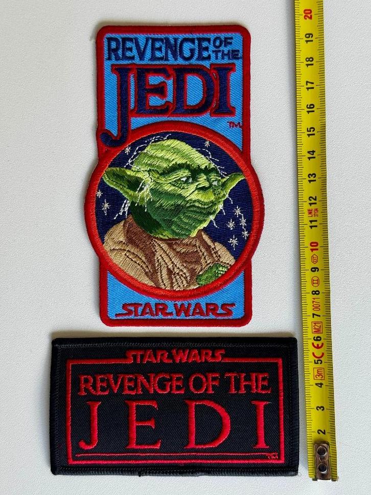 Vintage Star Wars "Revenge of the Jedi" patches, 1982 (2 st), Verzamelen, Star Wars, Zo goed als nieuw, Actiefiguurtje, Ophalen of Verzenden