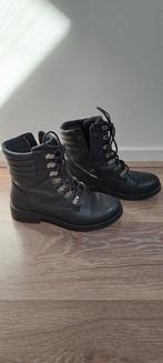 Dames laarzen/veterboots, Ophalen, Zo goed als nieuw, Zwart, Hoge laarzen