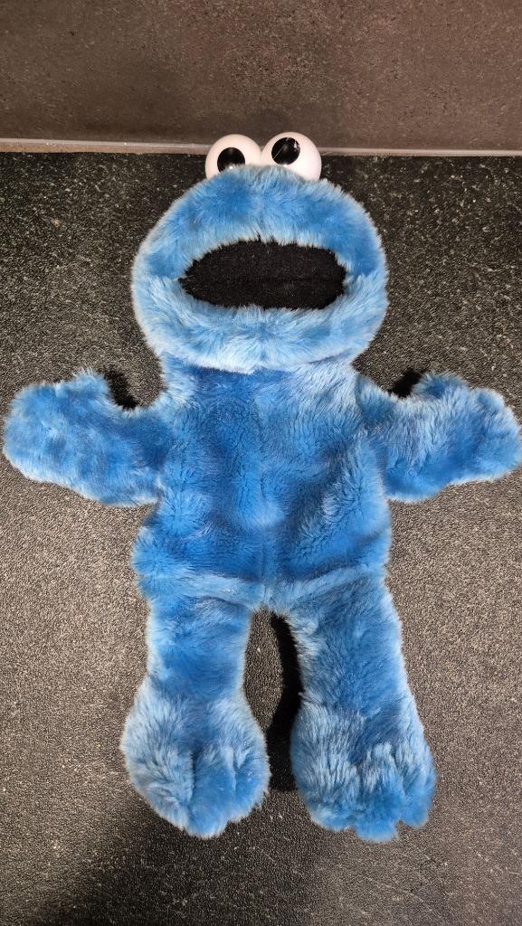 Koekiemonster handpop, Sesamstraat, 37 cm. 5A11, Kinderen en Baby's, Speelgoed | Knuffels en Pluche, Gebruikt, Overige typen, Ophalen of Verzenden