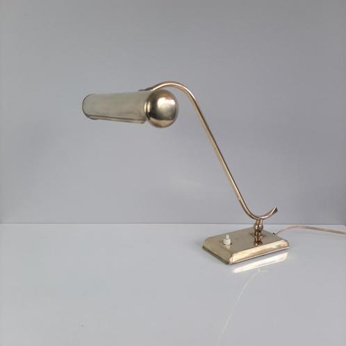 HECA Edam tafellamp | Messing bureaulamp | Leeslamp, Huis en Inrichting, Lampen | Tafellampen, Gebruikt, Minder dan 50 cm, Metaal