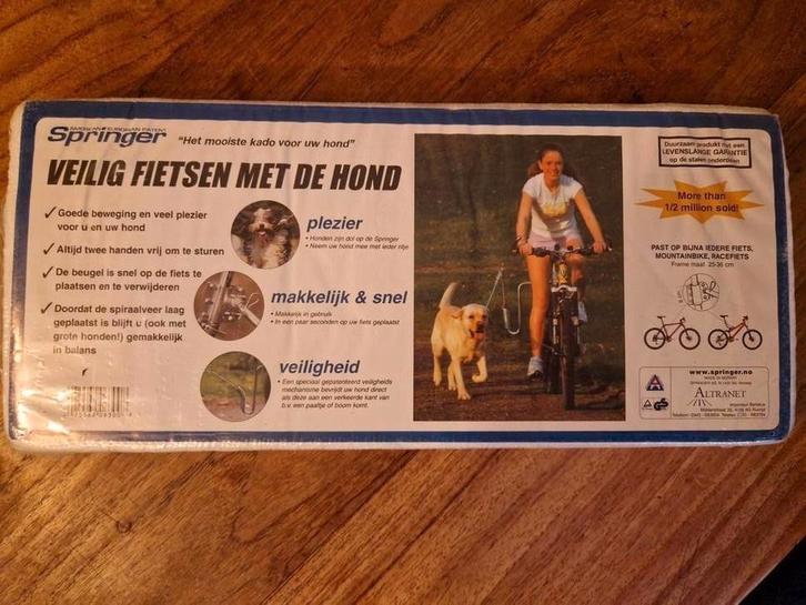 Springer Fietsbeugel voor Hond - Nieuw in Verpakking, Fietsen en Brommers, Fietsonderdelen, Nieuw, Algemeen, Overige typen, Ophalen of Verzenden