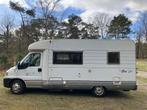 Sfeervolle Fiat Ducato camper (Hymer opbouw), Caravans en Kamperen, Campers, Diesel, Particulier, 6 tot 7 meter, Half-integraal