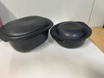 Tupperware ovenschaal 2 stuks met deksel, Ophalen, Zo goed als nieuw, Schaal