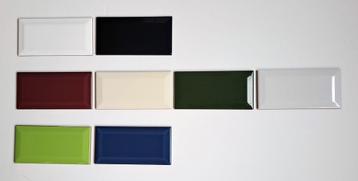 Metrotegels Partij Nieuw. in 8 kleuren beschikbaar voor biedingen