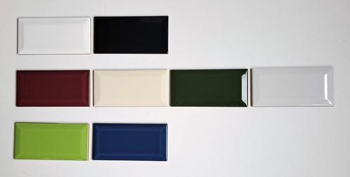 Metrotegels Partij Nieuw. in 8 kleuren, Doe-het-zelf en Verbouw, Tegels, Nieuw, Wandtegels, Keramiek, Minder dan 20 cm, Minder dan 20 cm