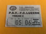 ⚽ Ticket EC1 PSV - Fc Luzern 1989/1990 ⚽, Ophalen of Verzenden, Zo goed als nieuw, PSV, Overige typen