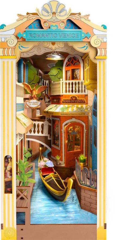 Robotime Book Nook Romantic Venice TGB08 Bouwpakket Nieuw, Hobby en Vrije tijd, Modelbouw | Overige, Nieuw, Groter dan 1:32, Ophalen of Verzenden