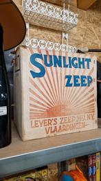 Grote oude doos Sunlight zeep, Ophalen of Verzenden, Verpakking