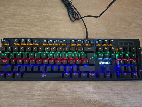 Gaming toetsenbord (Qware), Computers en Software, Toetsenborden, Nieuw, Qwerty, Bedraad, Ergonomisch, Gaming toetsenbord, Ophalen of Verzenden