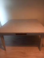 Stevige eettafel, Gebruikt, Ophalen of Verzenden, Rechthoekig, 100 tot 150 cm