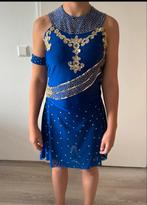 Prachtig blauw schaatspakje, Ophalen of Verzenden, Zo goed als nieuw, 170 of groter, Meisje