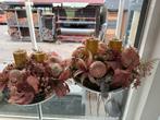 Decoratieve Kandelaar Set, Huis en Inrichting, Woonaccessoires | Kandelaars en Kaarsen, Wit, Ophalen of Verzenden, Zo goed als nieuw