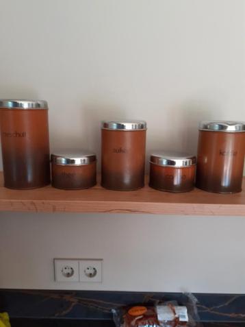 Mooie set vintage voorraadbussen van brabantia.  beschikbaar voor biedingen