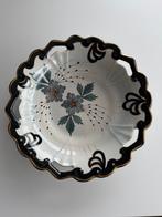 Flora Plateel Gouda schaal 632, Antiek en Kunst, Ophalen of Verzenden