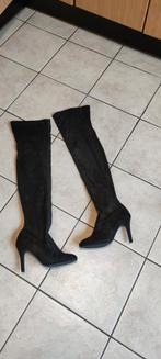 ANNA FIELD bovenknie laarzen maat 39, Ophalen of Verzenden, Zo goed als nieuw, Zwart, Hoge laarzen