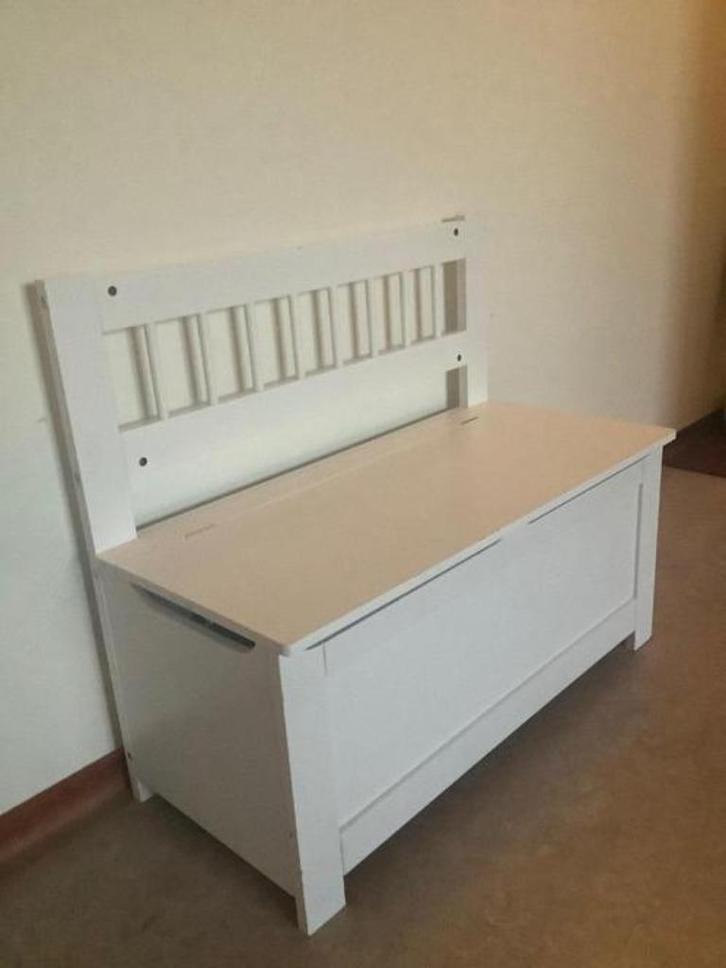 Atmosphera speelgoedbankje opbergkist zitbank klepbank hout, Kinderen en Baby's, Kinderkamer | Overige Meubels, Zo goed als nieuw