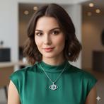 Blauwe Evil Eye Ketting - Bescherming & Stijl, Blauw, Nieuw, Ophalen of Verzenden, Overige materialen