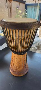 Authentieke Afrikaanse djembé, Muziek en Instrumenten, Percussie, Ophalen of Verzenden, Gebruikt, Trommel