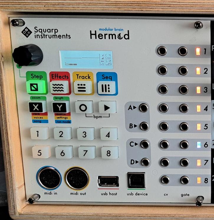 Squarp Hermod Eurorack Sequencer, Muziek en Instrumenten, Soundmodules, Zo goed als nieuw, Ophalen of Verzenden