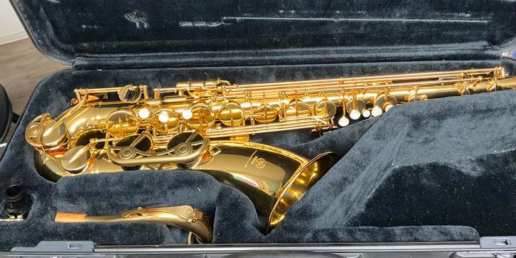 Yamaha YTS275 tenor saxofoon, Muziek en Instrumenten, Blaasinstrumenten | Saxofoons, Zo goed als nieuw, Tenor, Met koffer, Ophalen of Verzenden