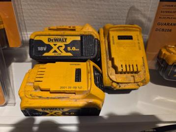 Dewalt accu's nieuw & gebruikte (ook voor flexvolt serie!!) beschikbaar voor biedingen