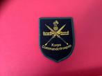 Mouwembleem van de KCT mer velro, Verzamelen, Ophalen of Verzenden, Landmacht, Nederland, Embleem of Badge
