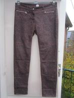 Broek ANNA v TOOR mt 46  donkerrood/zwart, Kleding | Dames, Broeken en Pantalons, Overige kleuren, Anna van Toor, Verzenden, Maat 46/48 (XL) of groter