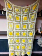 Vintage Gehaakte Deken - Granny Square Stijl, Ophalen of Verzenden
