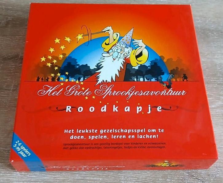 Het grote sprookjesavontuur roodkapje 4+ spel 2-6 spelers, Hobby en Vrije tijd, Gezelschapsspellen | Bordspellen, Zo goed als nieuw