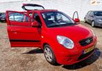 Kia Picanto 1.1 OPEN DAK! 2e EIG, Airco! Nwe APK, Stof, Gebruikt, Zwart, 4 cilinders