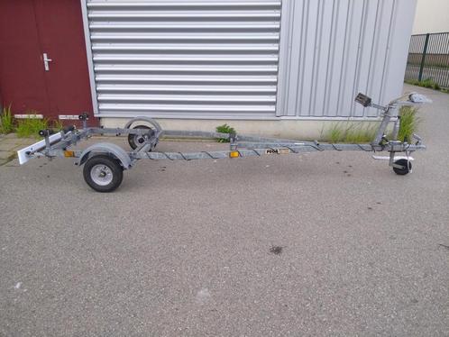 Pega boot trailer rubberboot zeilboot speedboot, Watersport en Boten, Boottrailers, Gebruikt, Minder dan 1500 kg, Minder dan 6 meter