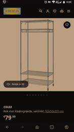 Omar kledingrek Ikea 92x50x201 nieuw in doos, Huis en Inrichting, Kasten | Stellingkasten, Ophalen, Nieuw