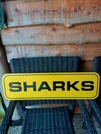 Waarschuwingsbord voor haaien., Ophalen of Verzenden, Overige typen