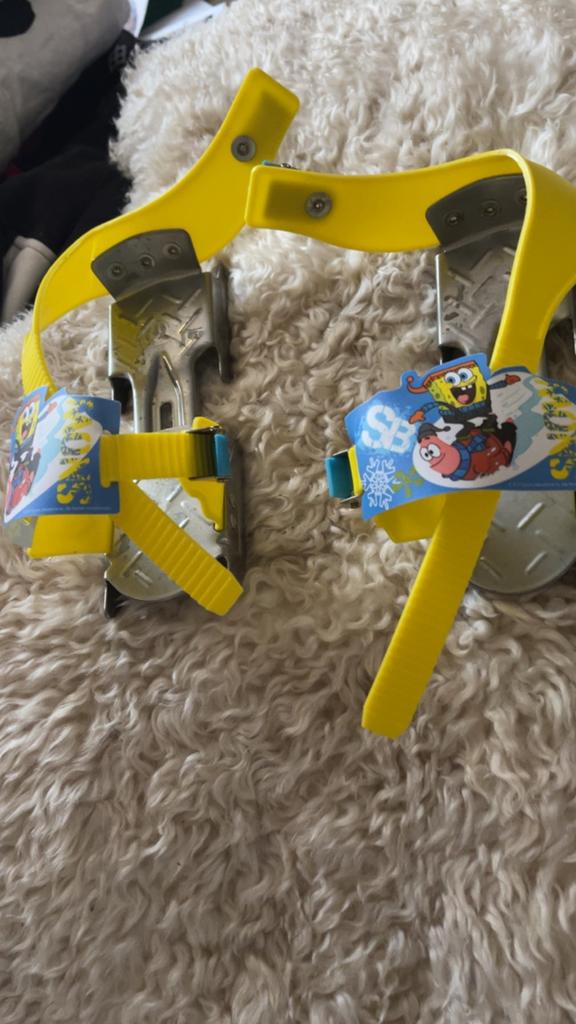 Spongebob verstelbare ijzertjes, Ophalen of Verzenden, Zo goed als nieuw, Overige typen, Overige merken