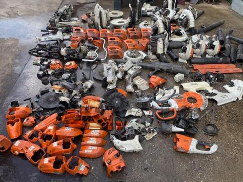 Partij gebruikte Stihl - onderdelen  OPRUIMING !!!, Tuin en Terras, Bladblazers, Gebruikt, Benzine, Ophalen