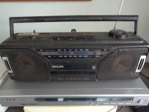 Philips Radio-casettenrecorder AQ5190, Audio, Tv en Foto, Cassettedecks, Enkel, Philips, Auto-reverse, Ophalen of Verzenden